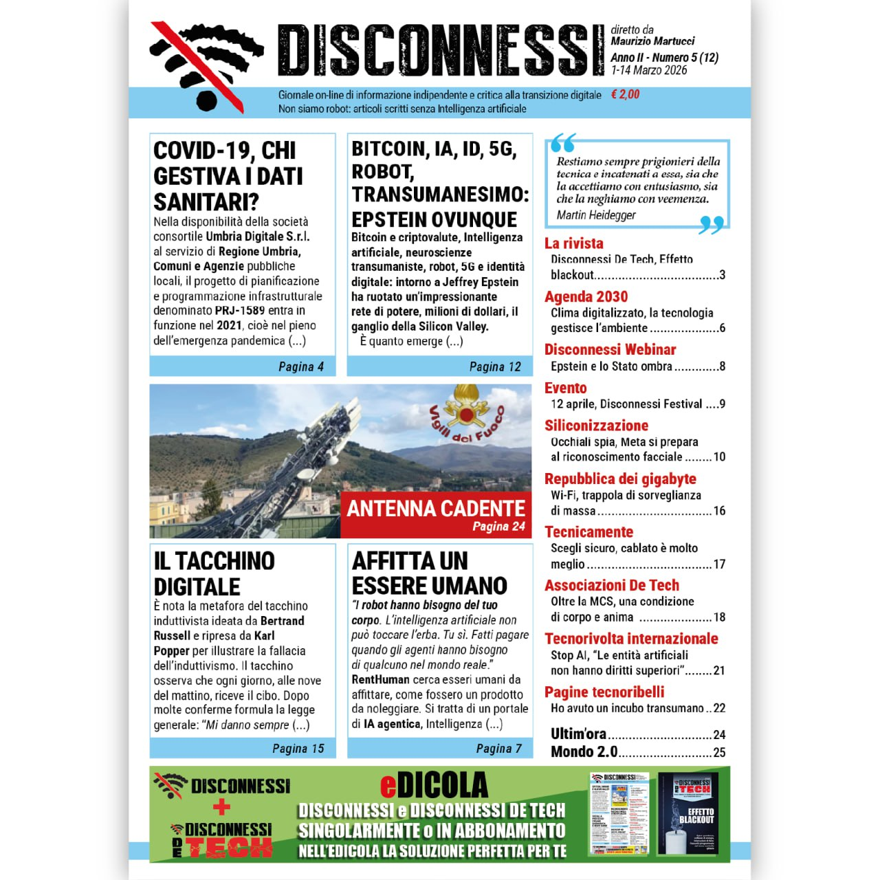 Disconnessi giornale - Anno II, N° 5 (12) - (formato DIGITALE)