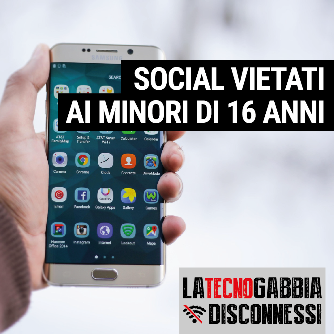 Social vietati ai minori di 16 anni - La TecnoGabbia