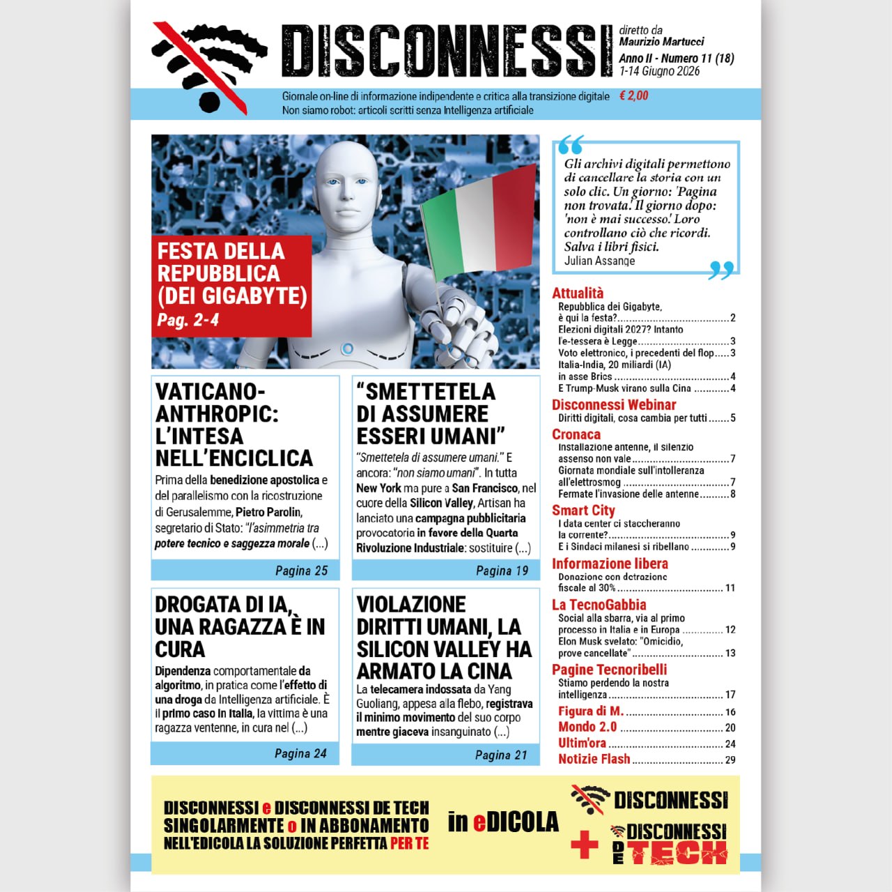 Disconnessi giornale - Anno II, N° 11 (18) - (formato DIGITALE)