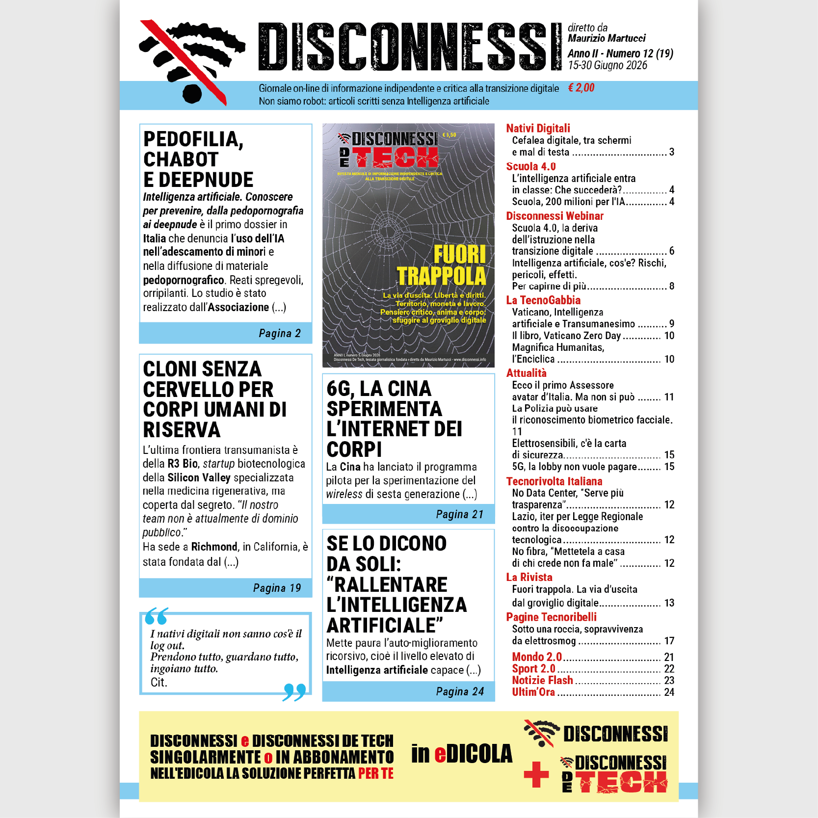 Disconnessi giornale - Anno II, N° 12 (19) - (formato DIGITALE)