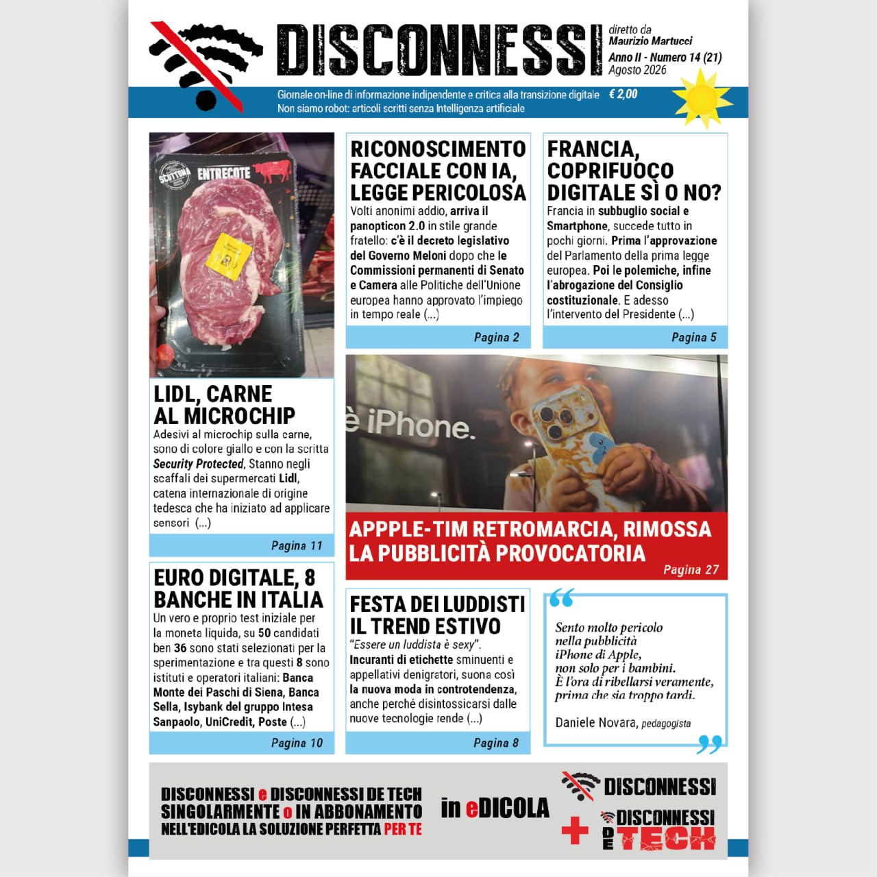 Disconnessi giornale - Anno II, N° 14 (21) - (formato DIGITALE)