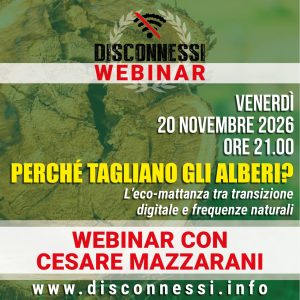 Webinar "Perché tagliano gli alberi?"