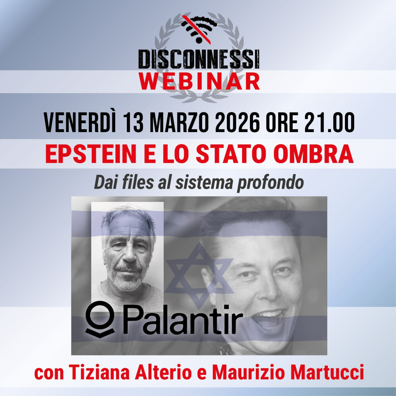 Webinar "Epstein e lo Stato ombra" (17/3/2026)